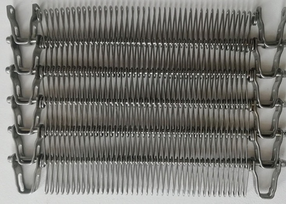 Sabuk Spiral Industri Pengolahan Daging 19.05mm Pitch Sus304