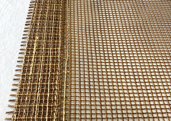 2 * 2mm Ptfe Open Mesh  Conveyor Belts Untuk Pengeringan Dan Penyampaian