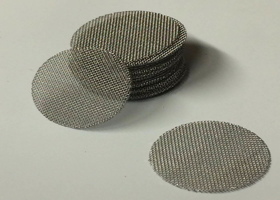 Putaran 10 Micron Wire Mesh Filter Disc Beberapa Bentuk Untuk Filter