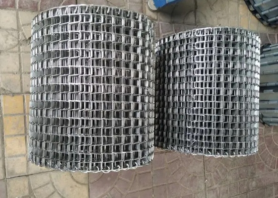 Sabuk Wire Mesh Honeycomb Ss Untuk Mesin Pengolahan Tanah