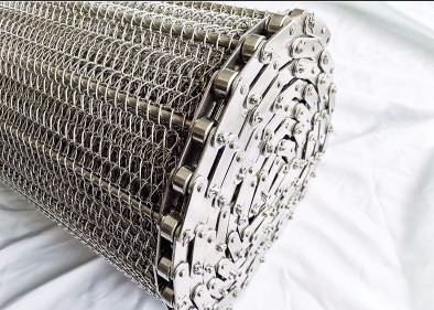 Pengeringan Buah Logam Stainless Steel Wire Belt Food Grade