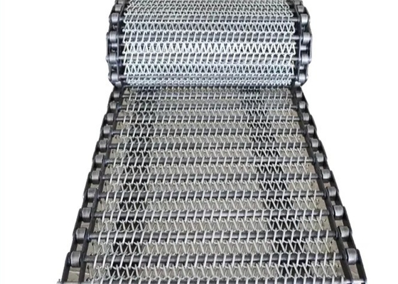Sus304 Stainless Mesh Conveyor Belt Untuk Mesin Pembekuan Ayam