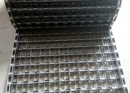 Chain Link 304 Flat Wire Mesh Belt Untuk Mencuci Konveyor Sayuran